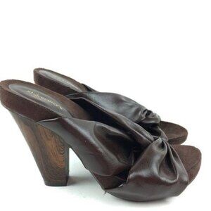 Xhilaration Heels Size 6.5 Strappy Funky Chunky